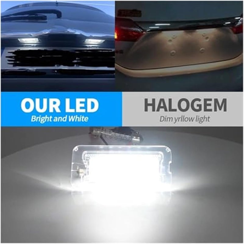 Wivplex 2x License Plate Lights for Fiat 500/Abarth 2007-2016 - Image 3