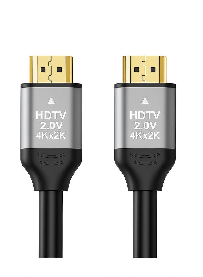 HDMI Cable 4K 15M HDMI 2.0 High-Speed 4K HDMI To HDMI Video Wire Ultra HD 3D 4K HDMI Cord Braided Compatible With MacBook Pro UHD TV Nintendo Switch Xbox PlayStation PS5/4 PC Laptop-15M - Image 1