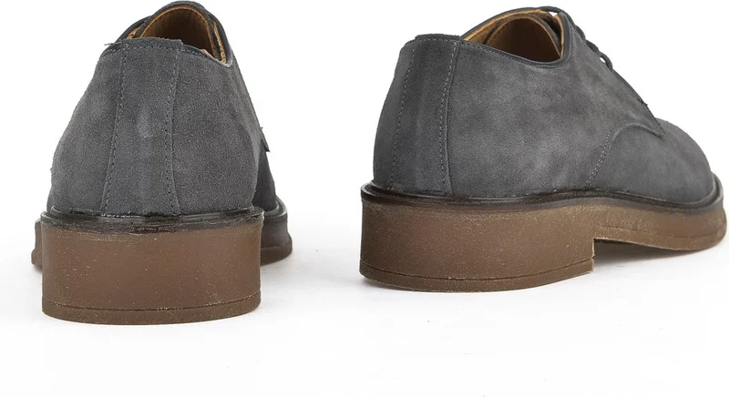 زيا , Men's Genuine Leather Shoes 1431043Z0210 Anthracite
