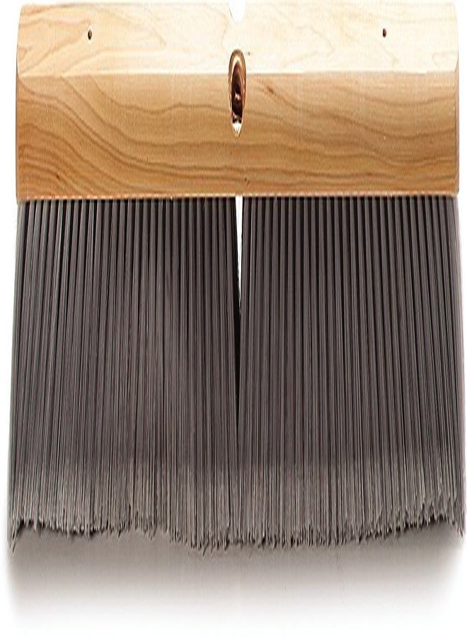 SPARTA 4501423 Flo-Pac Flagged Fine Floor Sweep, Polypropylene Bristles, 24" Block Size, 3" Bristle Trim, Gray - Image 1