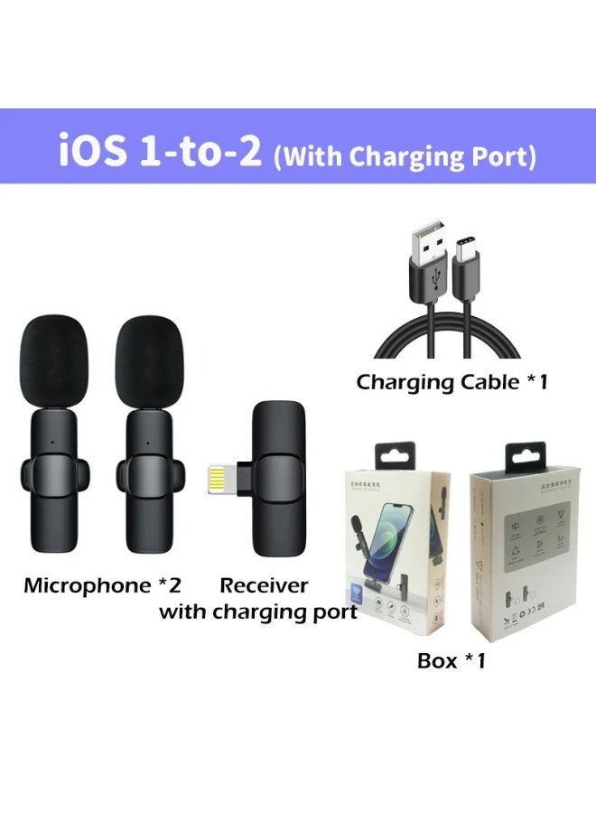 MIC Portable Mini Wireless Microphone K9 Audio Video Recording Smart Noise Reduction Live Broadcast - Image 1