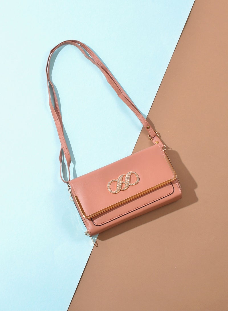 ران محفظه جلديه انيقه دوائر من الامام BA-2-وردي - Image 1