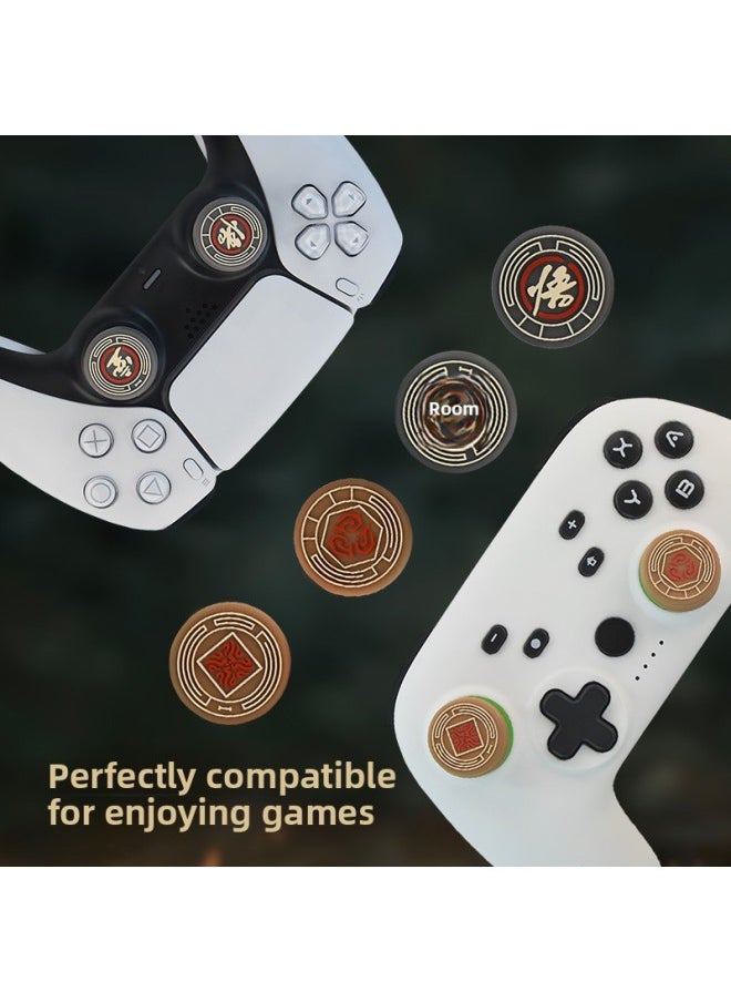 General For PS5 Handle Rocker Cap PS5 Elite Edition Key Cap Black Goku Silicone Cap PS4/Xbox Protective Cap-Product Color:Empty*single  - Image 2