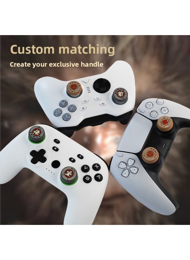 General For PS5 Handle Rocker Cap PS5 Elite Edition Key Cap Black Goku Silicone Cap PS4/Xbox Protective Cap-Product Color:Empty*single  - Image 5