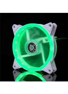 Generic Aurora Eclipse 16LED 12025 Dual Ring PC Case FanDouble ring White Box green light Double ring White Box green light 