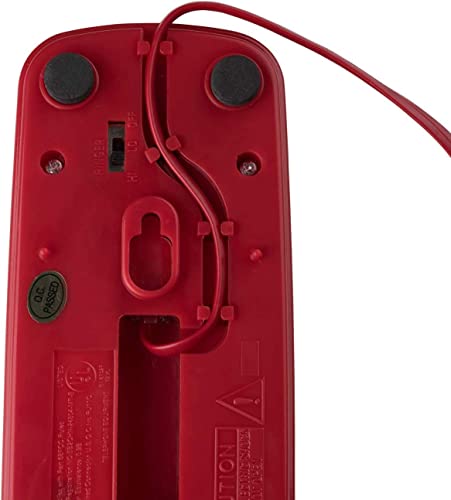 iSoHo Phones: Telephone Cords for Landline Phones – 15FT Phone Cords for Landline Phones to Wall Jack - Superb Sound Quality, Sturdy Materials - Crimson Red - Fits All RJ11 Phone Plug-ins - Image 2