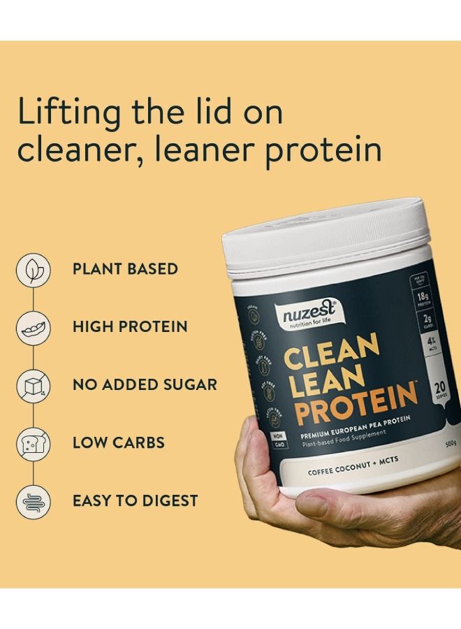 Nuzest Clean Lean Protein, Coffee Coconut, 500gram, 20 Servings - Image 3