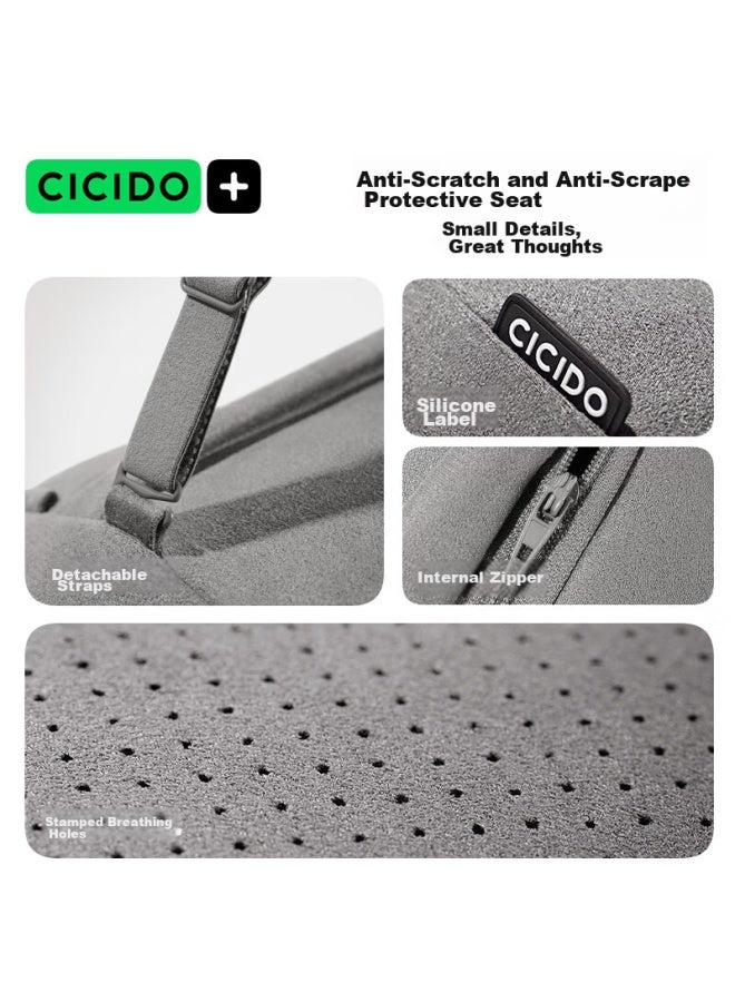 Cicido Car Headrest, Neck Pillow, Lumbar Support, Back Cushion, Waist Pad, Car Backrest, Compatible With Tesla, Mercedes-benz, And General Motors - Image 5