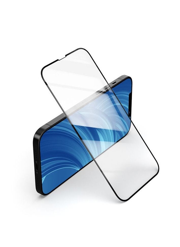 MOCOM Apple iPhone 13 Pro Max Glass Screen Protector Tempered Glass for  13promax Black  - Image 1