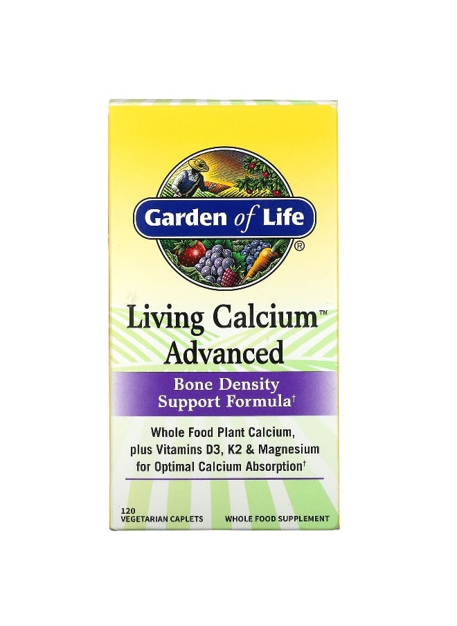 Garden of Life Garden of Life, Living Calcium Advanced, 120 Vegetarian Caplets  - Image 1