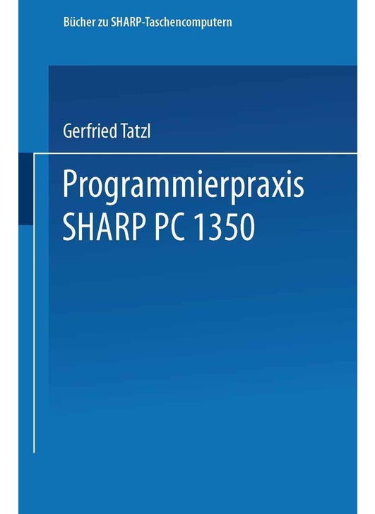 Programmierpraxis SHARP PC-1350