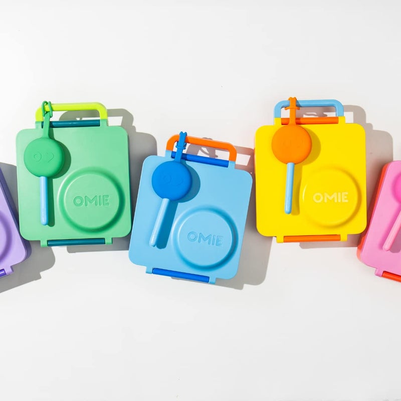 Omie OmieBox Utensil Refill Pack for OmiePod - Matches Capri Blue, Sunrise Orange or Mint Green OmieBox Utensil Set with Case - Reusable, Travel, Lunch Boxes - 3 spoons + 3 forks | PODS NOT INCLUDED - Image 5