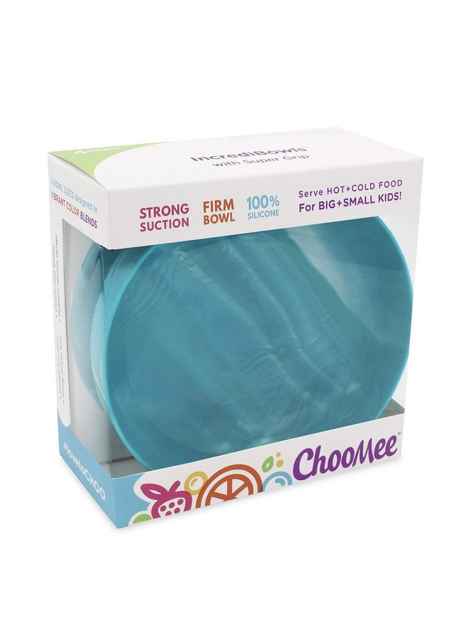 ChooMee Baby Suction Bowl Powerful Suction Grip With Firm Bowl Platinum Silicone Bpa Free Large 1 Ct Aqua - Image 5