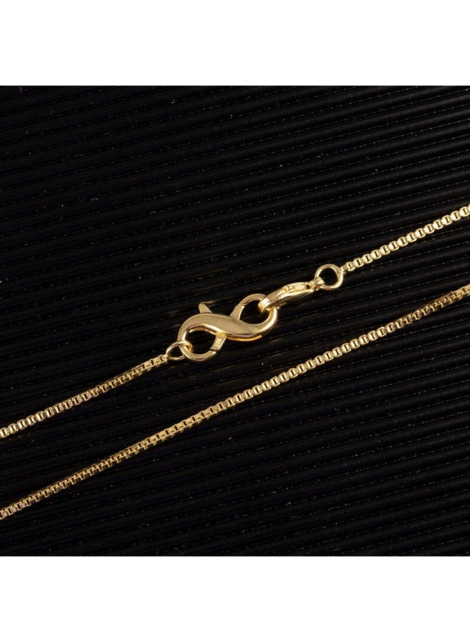 Ash's Choice Lobster Clasp Necklace Bracelet Extender 925 Sterling Silver Plated With 14K Gold Necklace Connector Extender Clasps Plated 14K Gold Closures Claw For Diy Jewelry Repair(0.55"X0.24" Gold 1P) - Image 5
