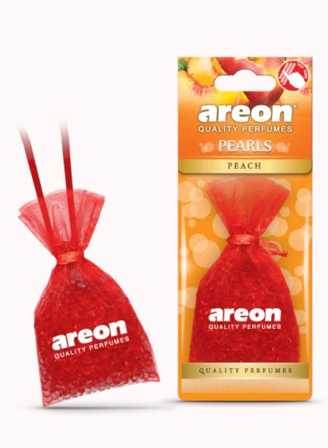 Areon pearls Hanging perfumed beads with peach