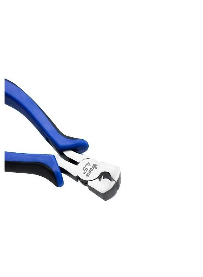 في تولز زرادية قطع صغيرة مقاس 10.16 سم، كماشة محملة بنابض، مناسبة لصنع المجوهرات، وسحب مسامير الأظافر - Image 2