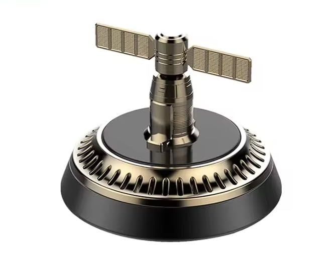 YOURKARTS.COM Solar Car Perfume Satellite Design | Solar Rotating Car Air Freshener with Long-Lasting Aromatherapy | Dashboard Fragrance Diffuser, No Charging Needed, Stylish Car Interior Decor - Image 5