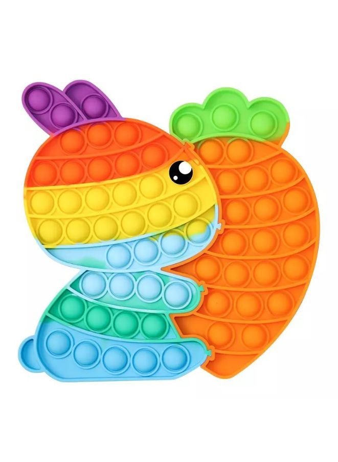 Push Pop Bubble Fidget Toy Silicone Animal Sensory Squeeze Toy Stress Relief Anti-Anxiety ADHD Autism Special Fidget Popper Gift for Kids and Adults Rabbit C  - Image 1