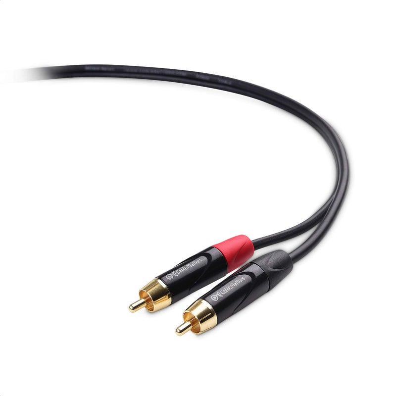 Cable Matters Dual RCA to XLR Unbalanced Interconnect Cable 10 ft, 2 RCA to XLR Male Cable (Dual XLR to RCA Cable) - 10 Feet - Image 5