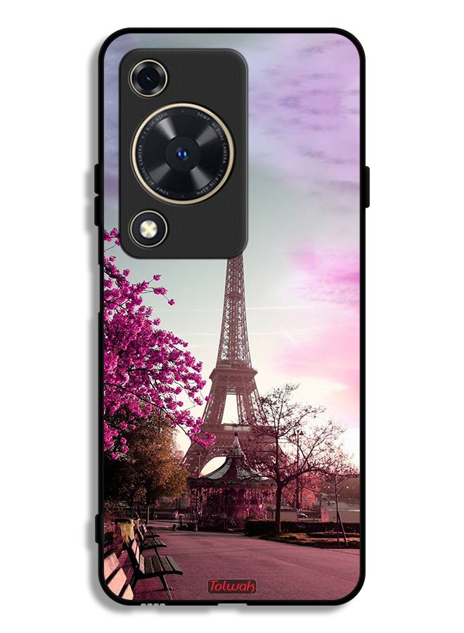 Tolwak Huawei Nova Y72S Protective Case Cover Eiffel Tower