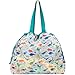 BrainyBees Extra Large Beach Toy Bag with Drawstring Lightweight Mesh Tote Bag for Sand Toys Beach Swinmming Pool Essentials Dino Green - Image 3