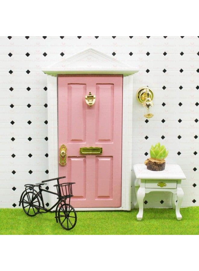 2pcs Dollhouse Miniature Clear Lampshade LED Light Wall Lamp Model for 1:12 Gold - Image 2