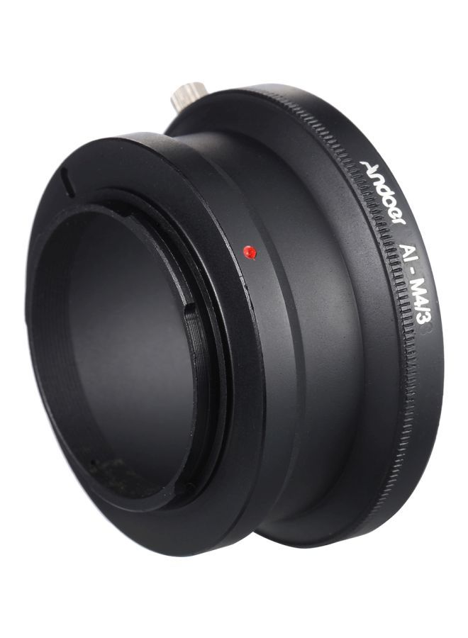 Adapter Ring For Nikon D Series AI-Mount Lens/Panasonic Olympus M4/3 Black/Silver - Image 3