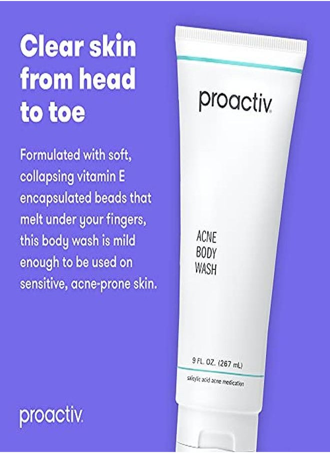 Proactiv - Acne Body Wash Exfoliating Body Wash For Sensitive Skin, Salicylic Acid Cleanser With Soothing Shea Butter & Cocoa Butter 9 Oz. - Image 1
