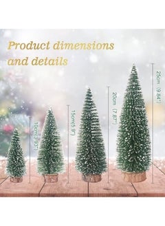 Mini Pine Needletree Lights Table Decorations, 4 Sizes Artificial Small Tiny Pine Tree With Wooden Bases - pzsku/Z7B026C6946ABA033FCE9Z/45/_/1732118233/c6fea6a5-95cc-4ae6-a174-0adad039b8fc