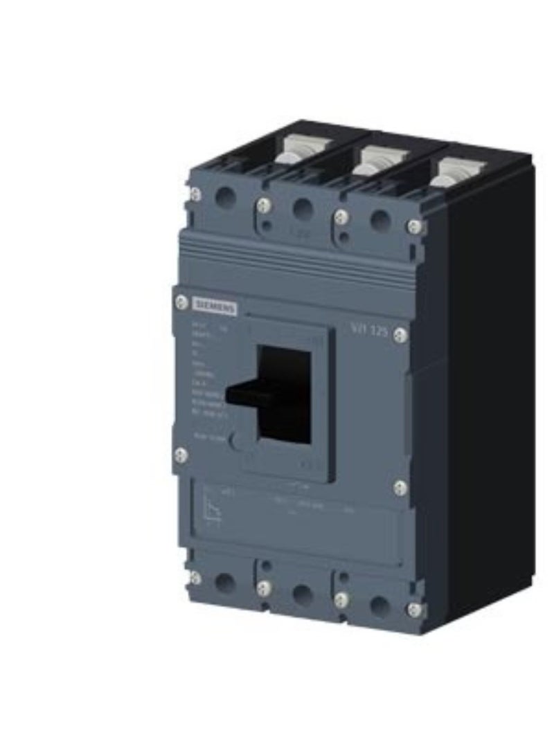 Siemens 3VJ1 Molded Case Circuit Breaker (MCCB), 400A, 3-Pole, 36kA, Fixed Thermal Magnetic Protection  - (Model-3VJ1340-5DA32-0AA0) - Image 1