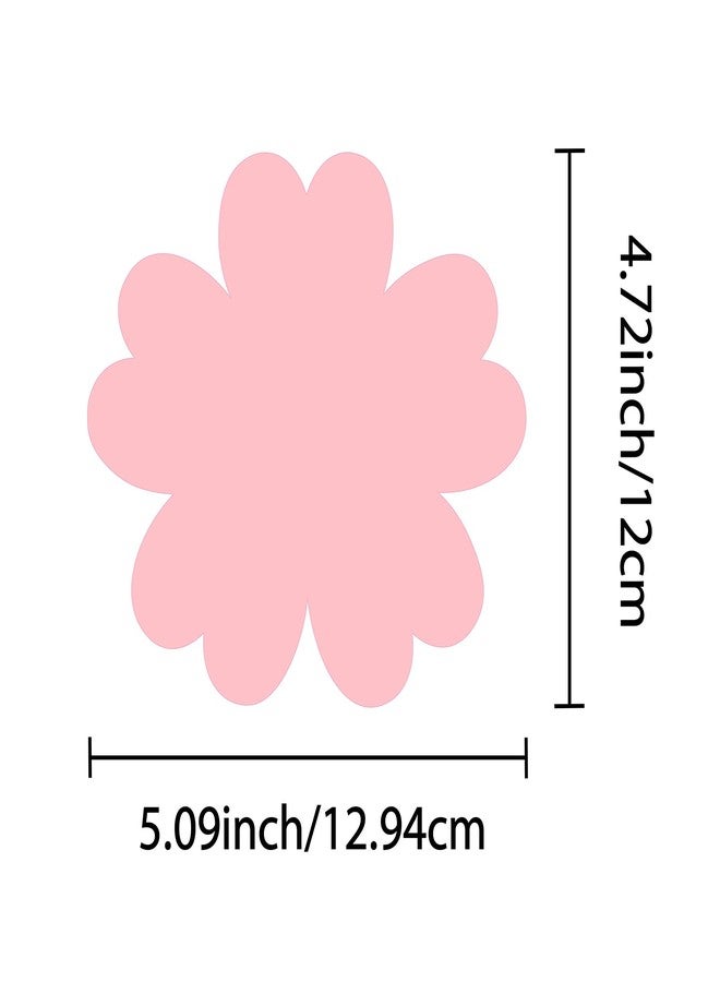 UNIIDECO 80 pcs Petal Shape Cutouts, UNIIDECO Bulletin Board Decorations Cardboard Cut Outs, Classroom Decor Kid Teachers DIY Crafts Projects Supplies, Cardstock Party Decoration for Wall - Image 3