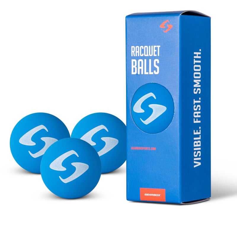 Gearbox Racquetball Balls (3-Pack, Blue) - Image 5