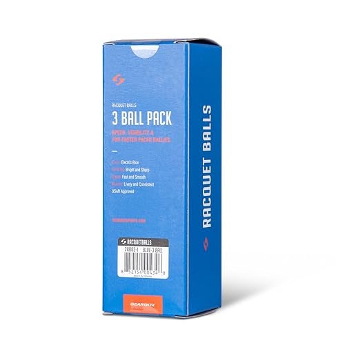 Gearbox Racquetball Balls (3-Pack, Blue) - Image 3
