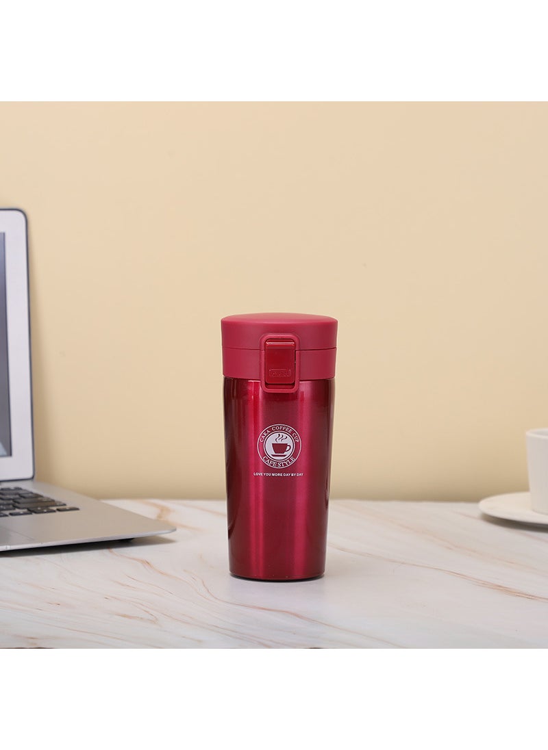 Generic - First-generation stainless steel coffee cup double-layer vacuum cup high-looking car water Cup bouncing coffee cup wholesale - Image 1