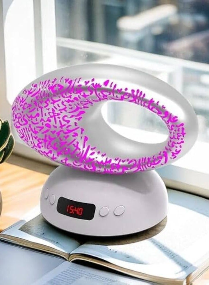 Transform Your Spiritual Experience: Museum of the Future Digital Quran Speaker - Wireless LED, Azan Clock, App Control | Immersive Quranic Verses, Seamless Connectivity for Modern Muslims - Image 1