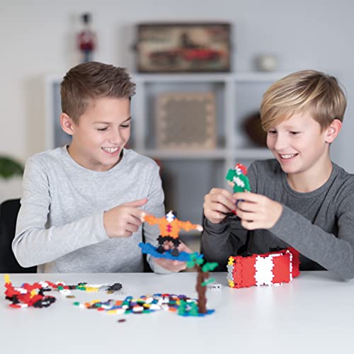 Plus-Plus PLUS PLUS - Open Play Set - 600 Piece - Basic Color Mix, Construction Building Stem Toy, Interlocking Mini Puzzle Blocks for Kids - Image 2
