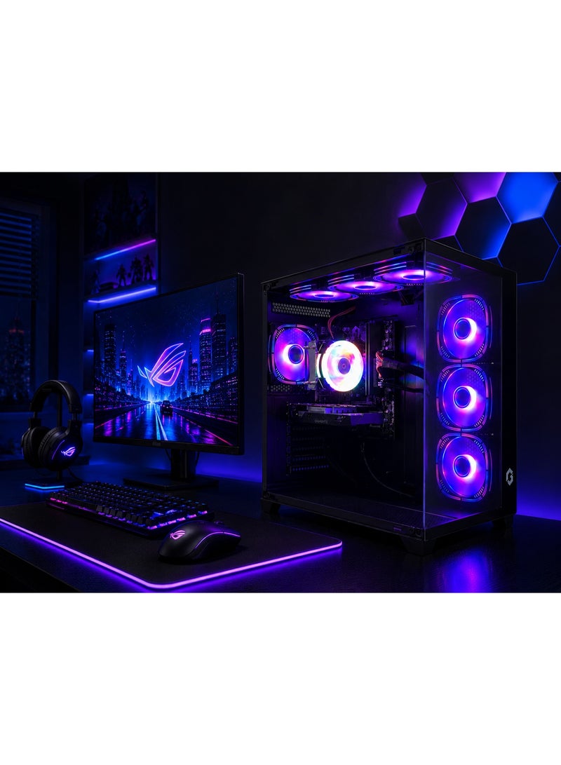 بيسي كمبيوترالعاب تجميعة احترافية –  معالج I510400F – بطاقة رسومات نيفيديا جيفورس  GTX1650 4GB DDR6 - ذاكرة عشوائية 8GB 3200 ميجابايت – لوحة الام B560MHP    - مع نظام تشغيل ويندوز 11 برو - Image 3
