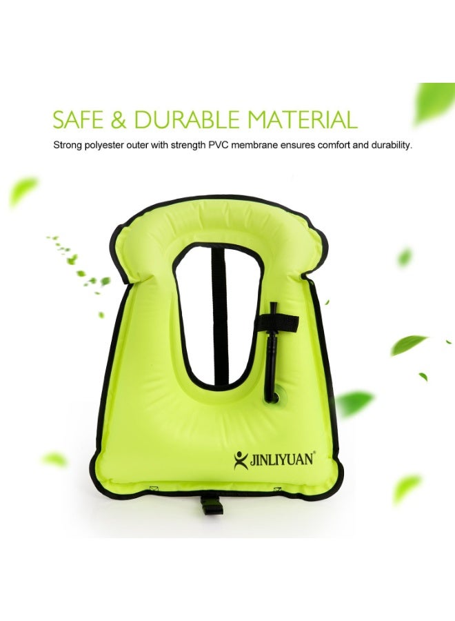 سترة نجاة قابلة للنفخ للسباحة والغطس للبالغين - Image 2