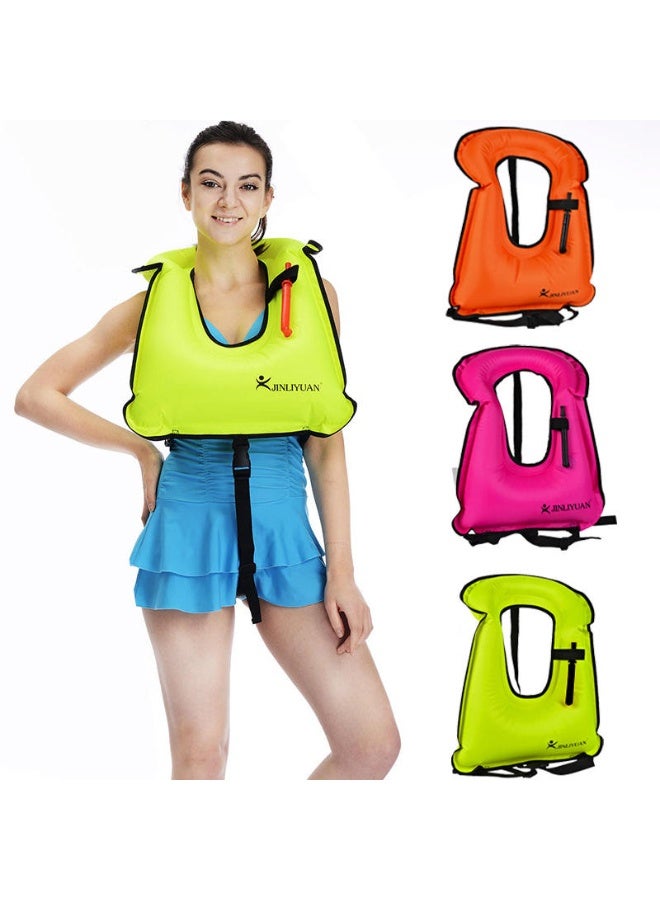 سترة نجاة قابلة للنفخ للسباحة والغطس للبالغين - Image 5