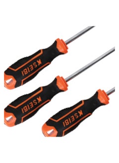 KSEIBI Slotted Screwdrivers with Rubber Handle, Magnetic Tip, 5" Long Cross-head Screwdriver for a Wide Variety of Projects and Repairs in Domestic Appliances, Furniture, Automotive, and Factory.  - Image 3