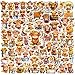 Lcnjscgo 100PCS Highland Cow Stickers Highland Cow Cattle Party Favors Supplies Birthday Party Decorations Gifts Waterproof Vinyl Aesthetics Stickers for Water Bottle Laptop - Image 2