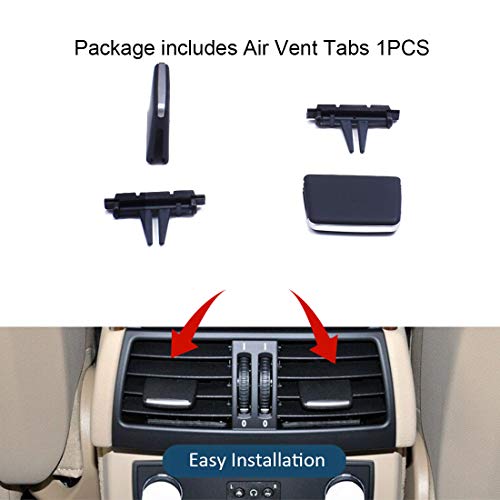 Jaronx Compatible with BMW X5/X6 Air Vent Clip Tab, Upgraded Fresh AC Grille Air Conditioning Vent Outlet Tab Clip (Compatible with BMW X5 E70 2006-2012, X6 E71 2008-2013) (Front Row) - Image 3