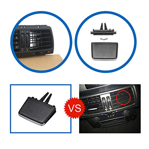 Jaronx Compatible with BMW X5/X6 Air Vent Clip Tab, Upgraded Fresh AC Grille Air Conditioning Vent Outlet Tab Clip (Compatible with BMW X5 E70 2006-2012, X6 E71 2008-2013) (Front Row) - Image 2