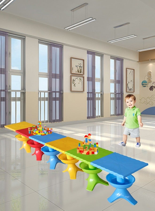 XIANGYU Eco Friendly Plastic Tables Kindergarten Nursery School Furniture - Image 1