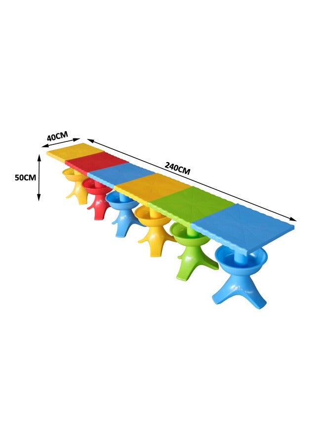 XIANGYU Eco Friendly Plastic Tables Kindergarten Nursery School Furniture - Image 2