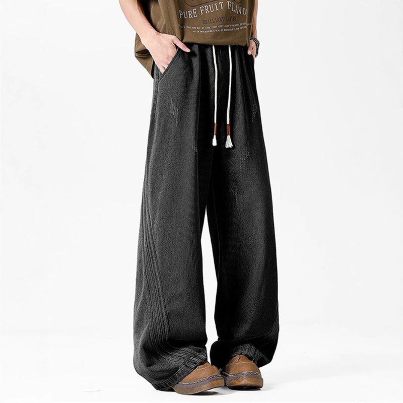 Unisex Casual Daily Denim Jeans - Image 3