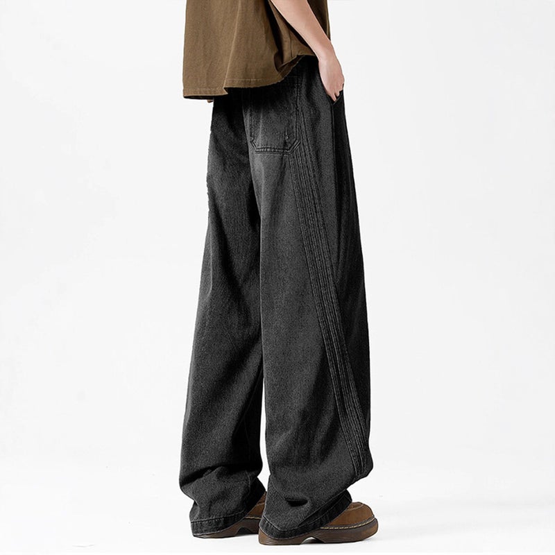Unisex Casual Daily Denim Jeans - Image 5
