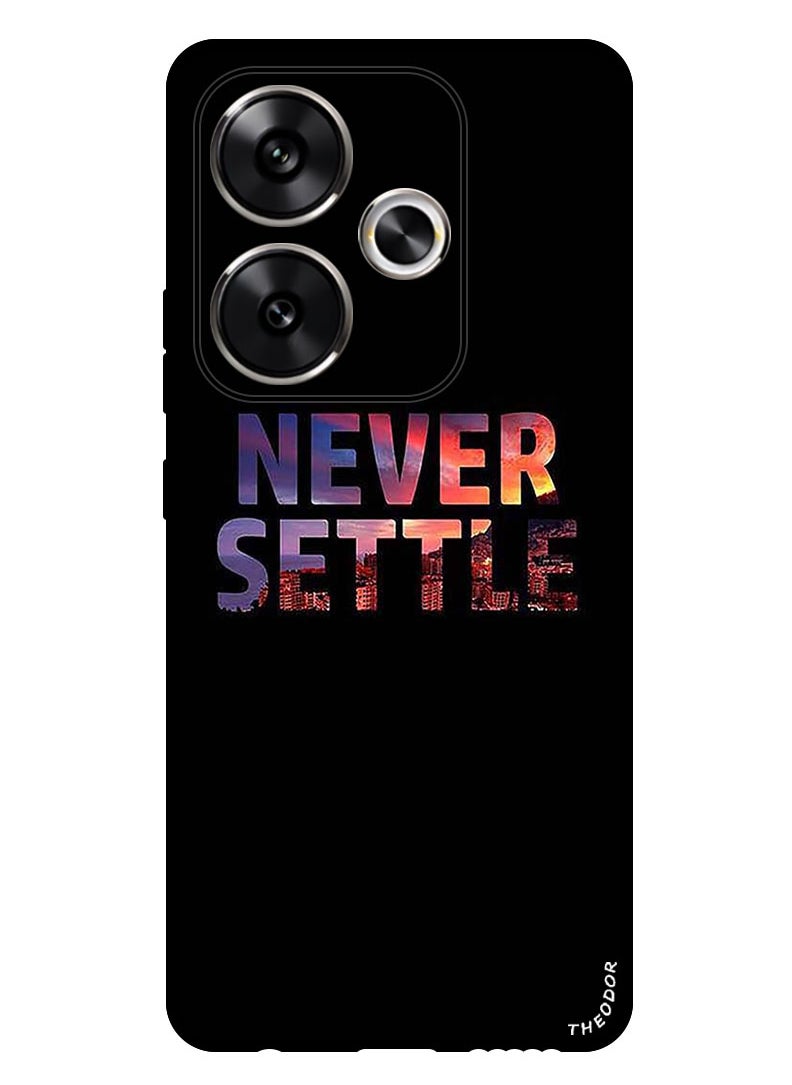 Theodor Protective Case Anti Scratch Shock Proof Bumper Cover For Xiaomi Redmi Turbo 3 Never Settle  - Image 1