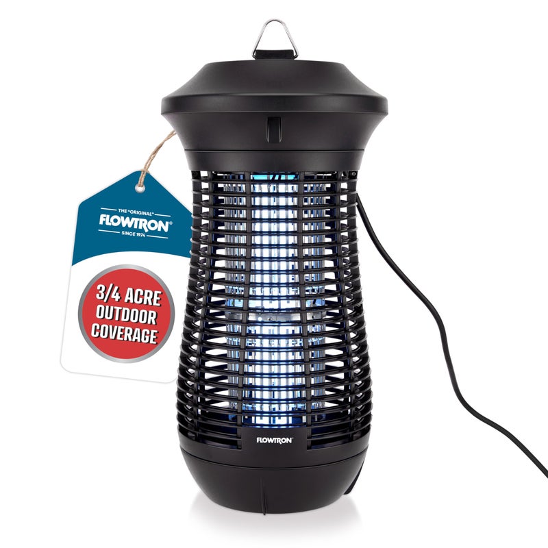 Flowtron Outdoor Bug Zapper | 4000 Volt Electric Insect Killer with Â¾ Acre Coverage | Non-Clogging Shock Grid | Kills Mosquitoes Flies & Flying Insects | Patio Deck Yard Camping | ETL Certified - Image 1