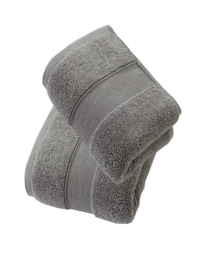 JININQ 700GSM 2Piece Hand Towels -100% Cotton for Bathroom,Kitchen,Beauty,Spa,Gym,Household face Towel,Highly Absorbent Towels(13.7 x 29.5 Inches) (Grey) - Image 1